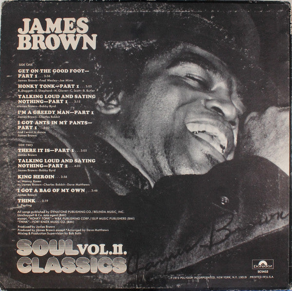 Master Release: Soul Classics Volume II by James Brown