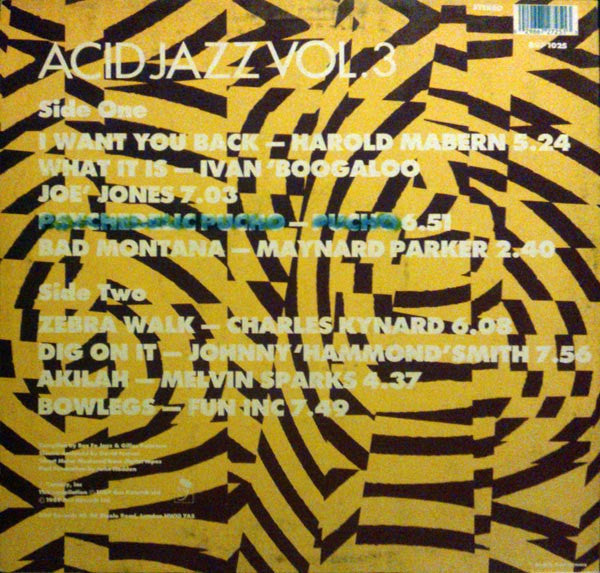 Master Release: Acid Jazz Vol. 3 by Various