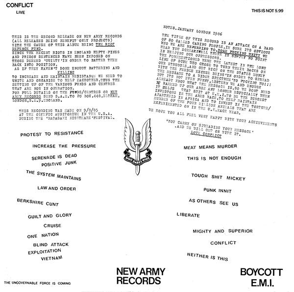 Master Release: Only Stupid Bastards Help EMI by Conflict (2)