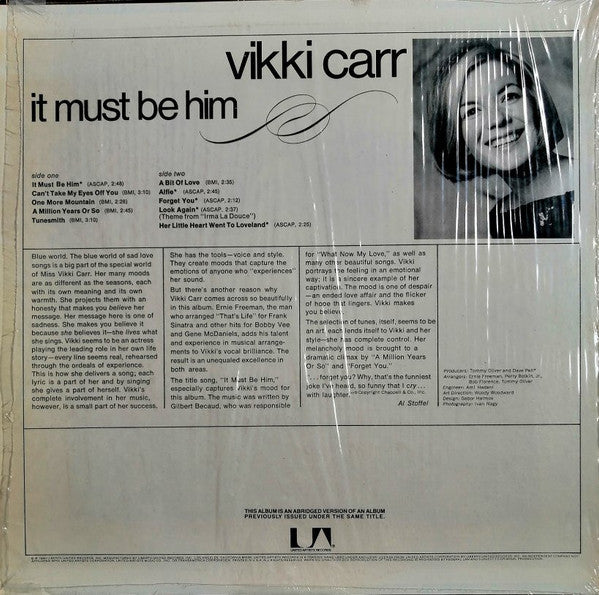 Master Release: It Must Be Him by Vikki Carr