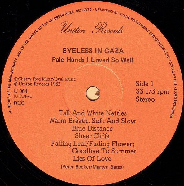 Pale Hands I Loved So Well