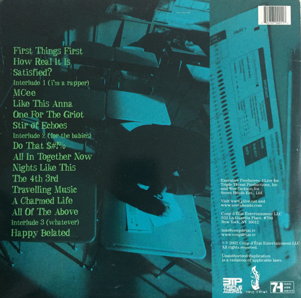 Release: All Of The Above-Vinyl-US-2002-CDE 0001-468718