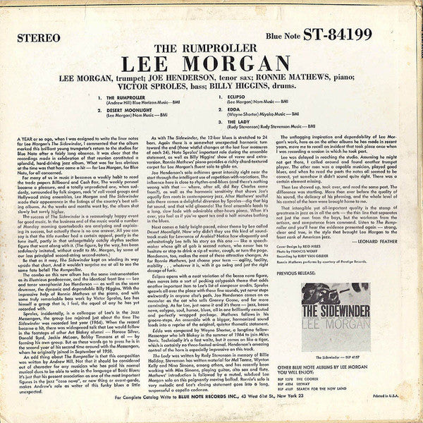 Release: The Rumproller-Vinyl-US-1965-84199, ST-84199, BST 84199-816467