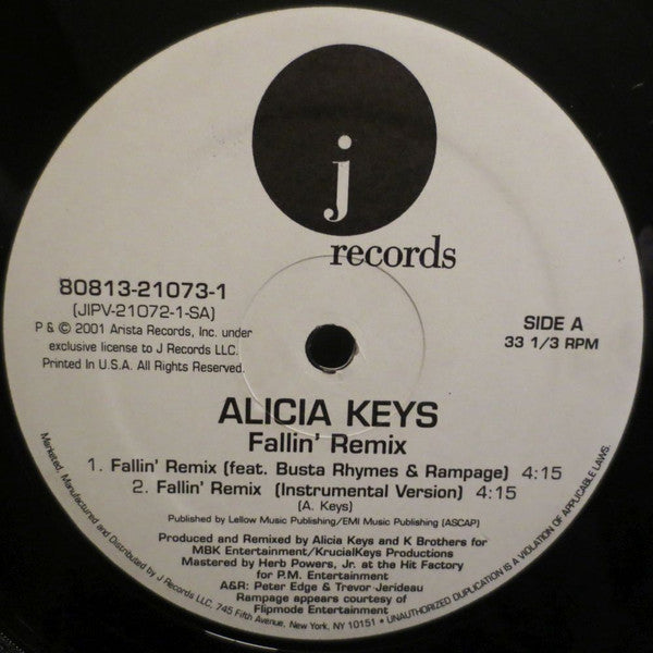 Master Release: Fallin' by Alicia Keys