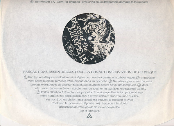 Death Of The European.