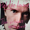Public Image Limited - This Is What You Want... This Is What You Get (Vinyl, LP, Album, Stereo) Very Good Plus (VG+) / Very Good Plus (VG+)