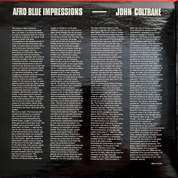 Release: Afro Blue Impressions-Vinyl-US-1977-2620 101-795482