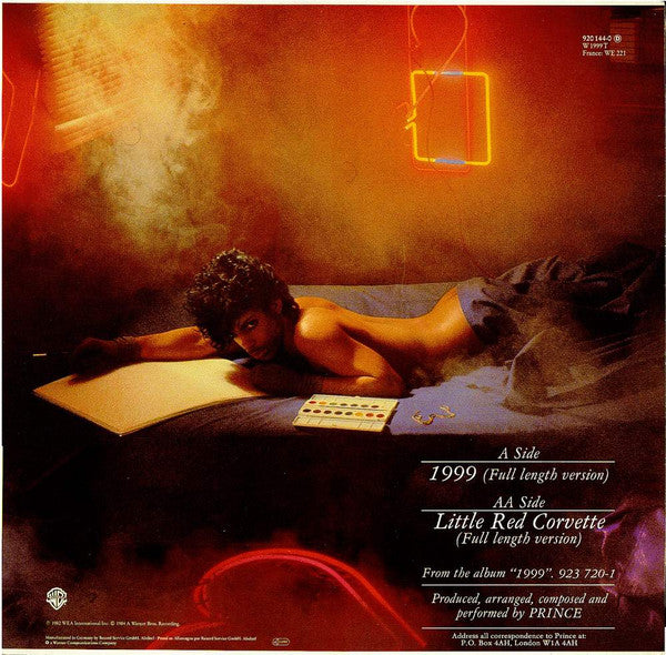 Master Release: 1999 / Little Red Corvette by Prince
