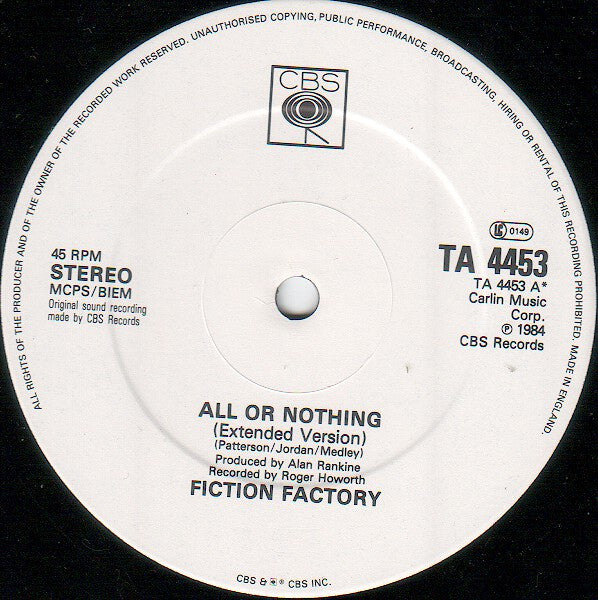 All Or Nothing (Extended Version)