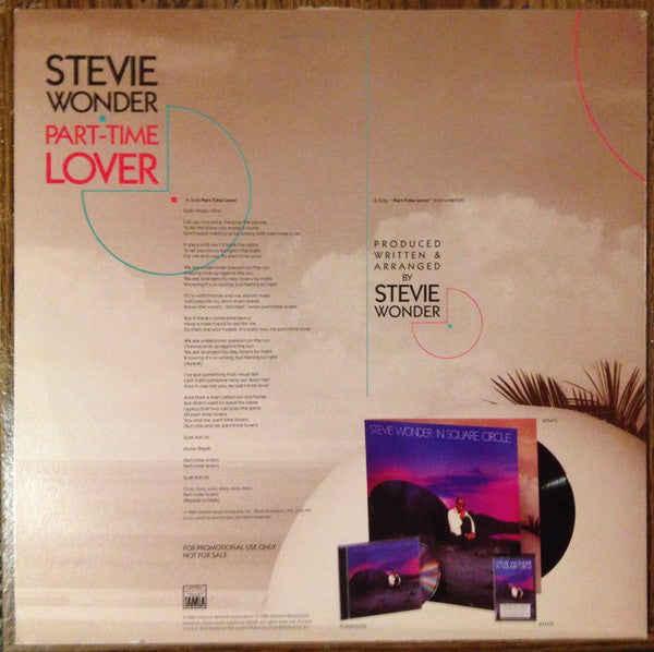 Release: Part-Time Lover (12" Version)-Vinyl-US-1985-4548 TG-675652