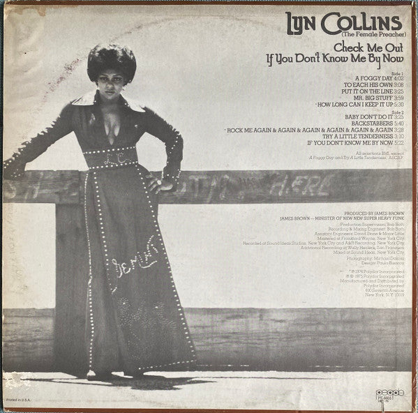Master Release: Check Me Out If You Don't Know Me By Now by Lyn Collins