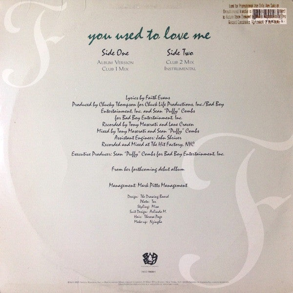 Release: You Used To Love Me-Vinyl-US-1995-78612-79026-1-302087