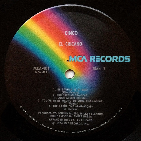 Release: Cinco-Vinyl-US-1974-MCA-401-776791