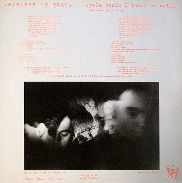 Master Release: Pale Hands I Loved So Well by Eyeless In Gaza