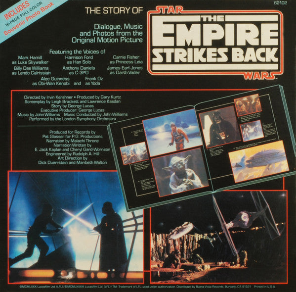 Release: The Empire Strikes Back: The Adventures Of Luke Skywalker-Vinyl-US-1983-62102-496283