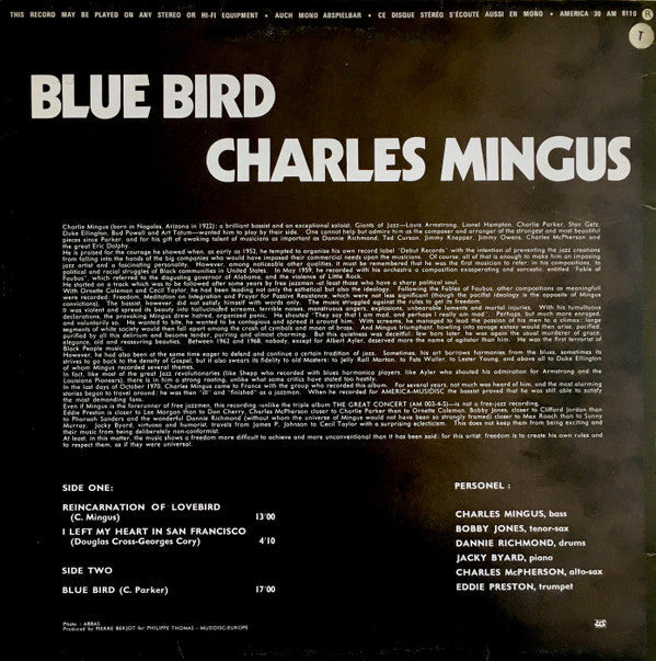 Master Release: Blue Bird by Charles Mingus
