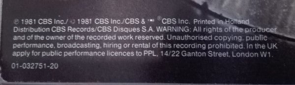 Release: The Man With The Horn-Vinyl-Europe-None-CBS 32751, CBS 84708, FC 36790-991494