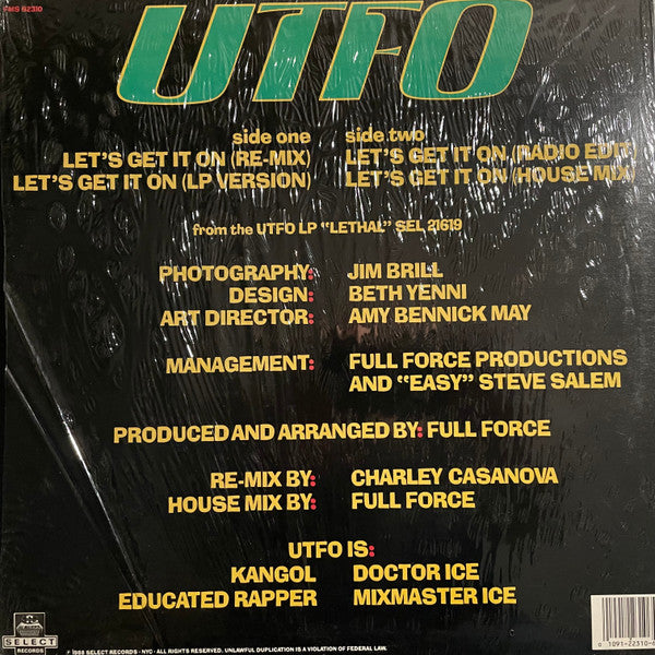 Master Release: Let's Get It On by UTFO