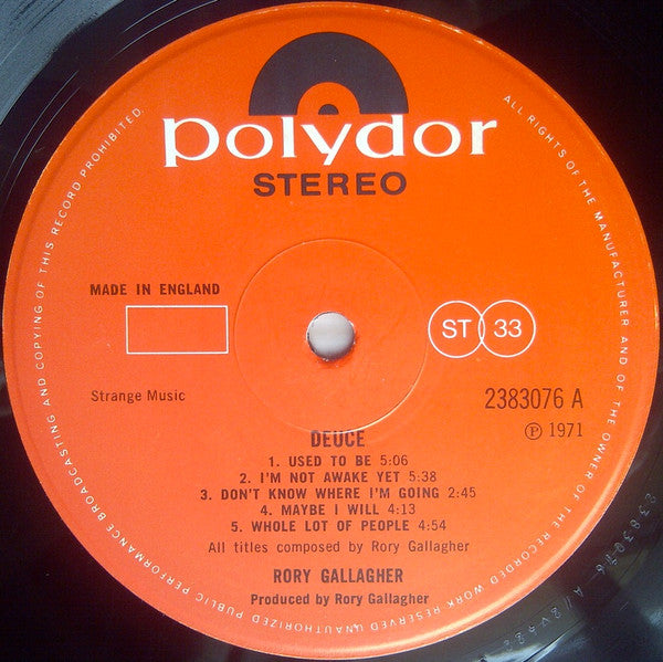 Release: Deuce-Vinyl-UK-1971-2383 076-792750