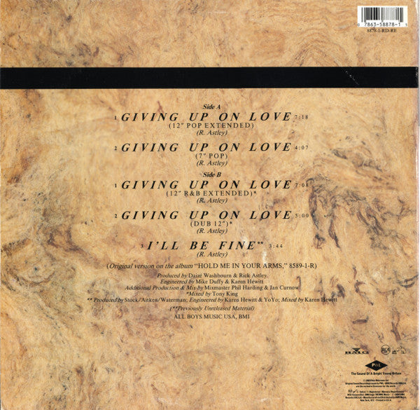 Master Release: Giving Up On Love by Rick Astley