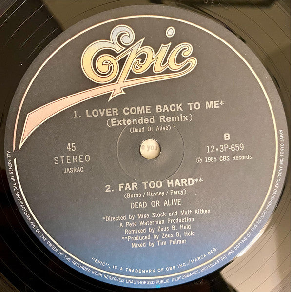 Lover Come Back To Me (Extended Version)