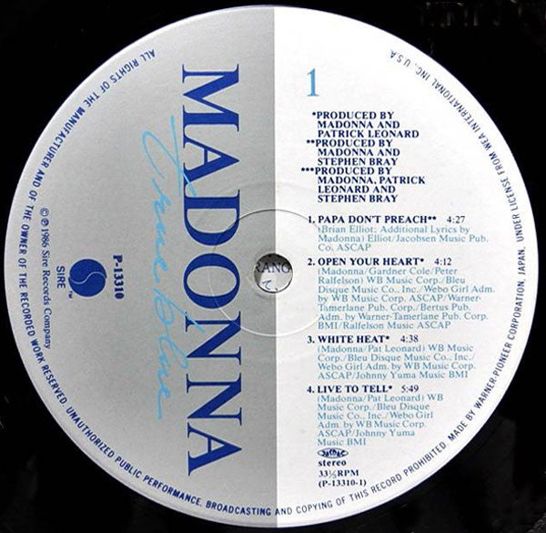 True Blue = トゥルー・ブルー