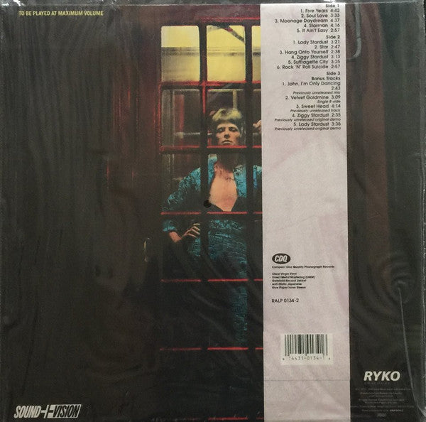 Release: The Rise And Fall Of Ziggy Stardust And The Spiders From Mars-Vinyl, Vinyl-US-1990-RALP 0134-2-797347