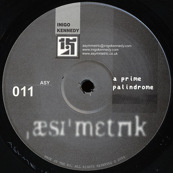 Release: Unknown Release-Vinyl-UK-2004-ASY011-308130