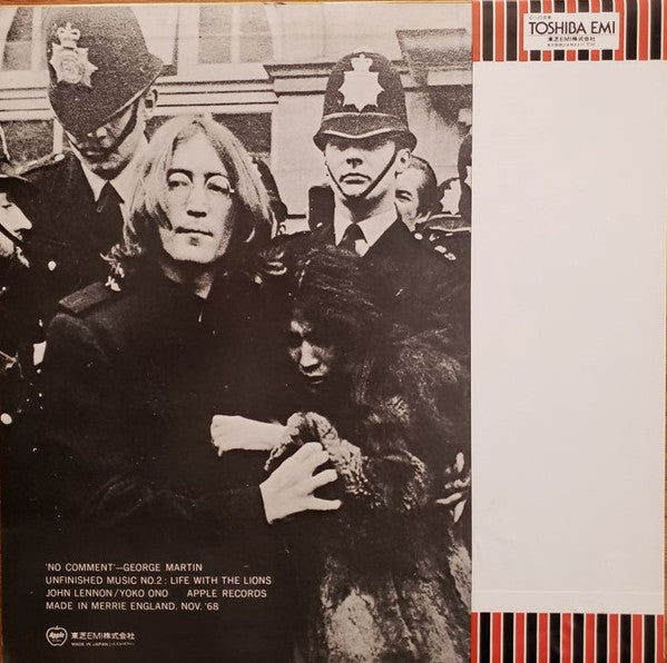 Release: Unfinished Music No. 2: Life With The Lions-Vinyl-Japan-1977-EAS-80701, ZAPPLE-01-626092