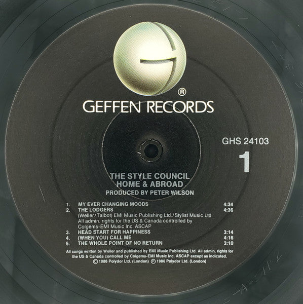 Home And Abroad - The Style Council, Live!