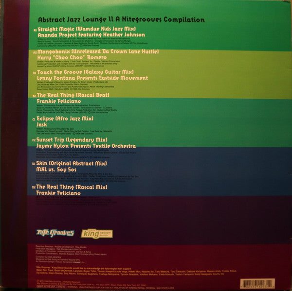 Release: Abstract Jazz Lounge II-Vinyl-US-1998-KNG 93-613507