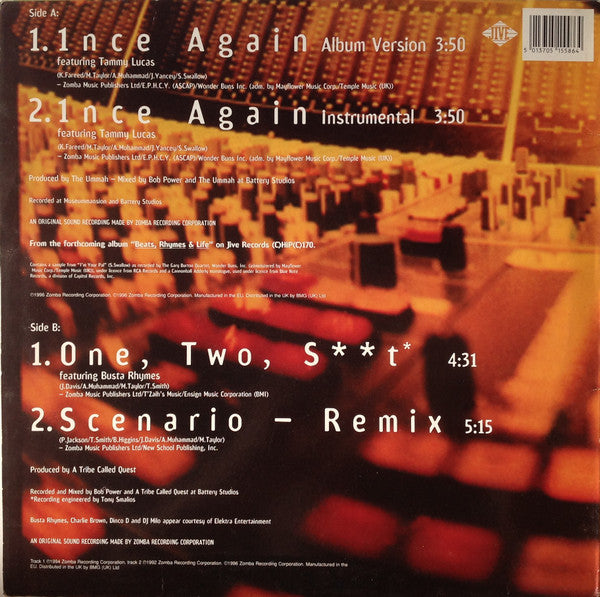 Release: 1nce Again-Vinyl-UK & Europe-1996-JIVE T 399-327091