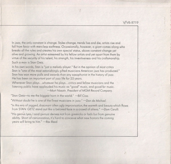 The Best Of Stan Getz