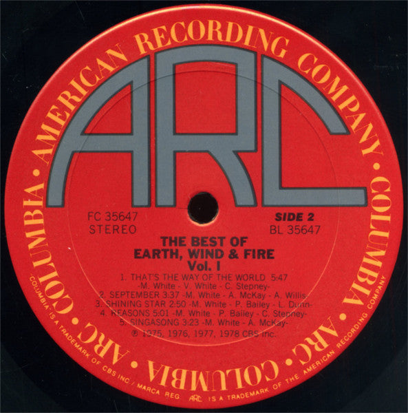 The Best Of Earth Wind & Fire Vol. I