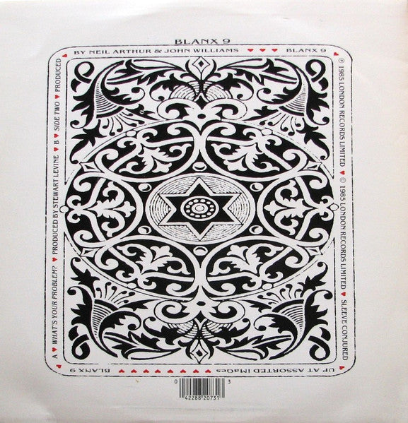 Release: What's Your Problem?-Vinyl-UK-1985-BLANX 9, 882 073-1-344332