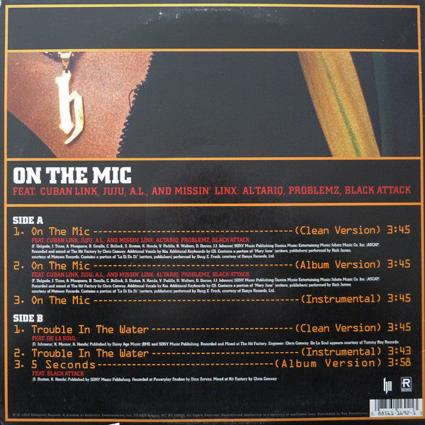 Release: On The Mic-Vinyl-US-1998-1692-1-608546
