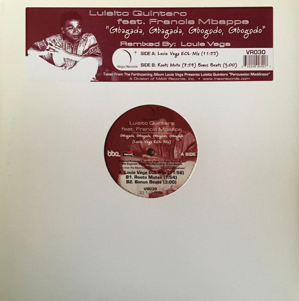 Release: Gbagada, Gbagada, Gbogodo, Gbogodo-Vinyl-US-2006-VR030, VR030, VR030-729883