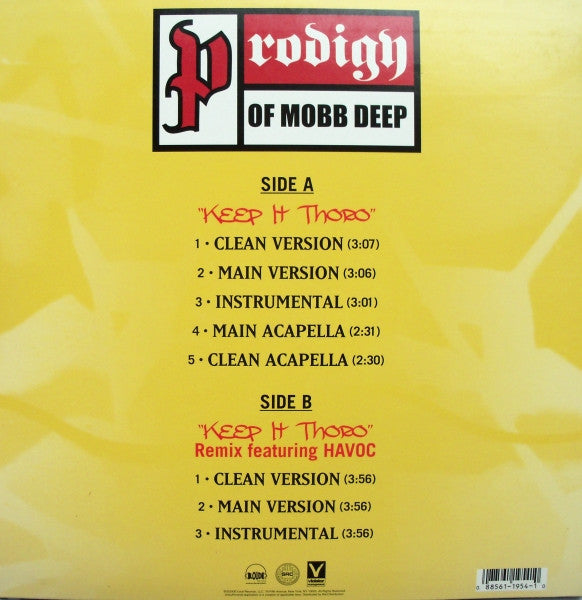 Release: Keep It Thoro-Vinyl-US-2000-LOUD 1954-1-379132
