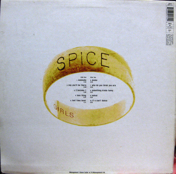 Release: Spice-Vinyl-UK-1996-7243 8 42174 1 9, V2812-981210