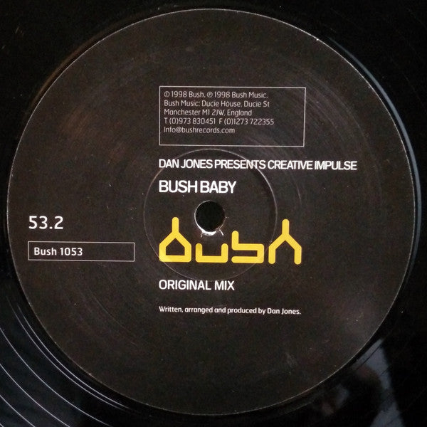 Release: Bush Baby-Vinyl-UK-1998-Bush 1053-171702