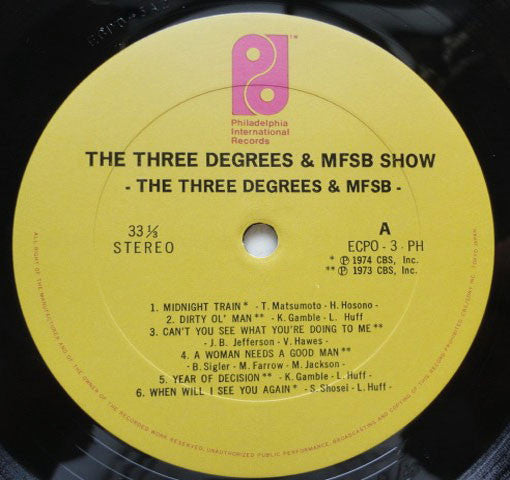 The Three Degrees & MFSB Show