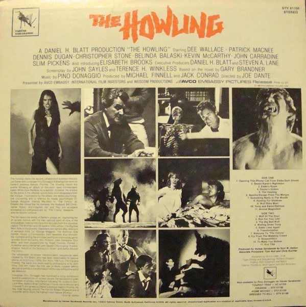 Master Release: The Howling (Original Motion Picture Soundtrack) by Pino Donaggio