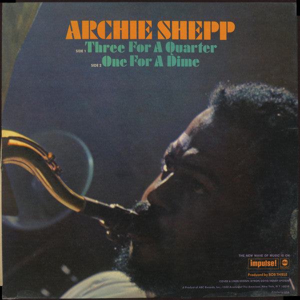 Release: Three For A Quarter One For A Dime-Vinyl-US-1969-AS-9162, AS-9162-827721