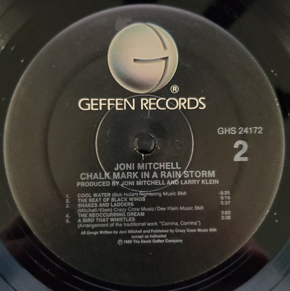 Chalk Mark In A Rain Storm