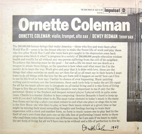 Master Release: Ornette At 12 by Ornette Coleman