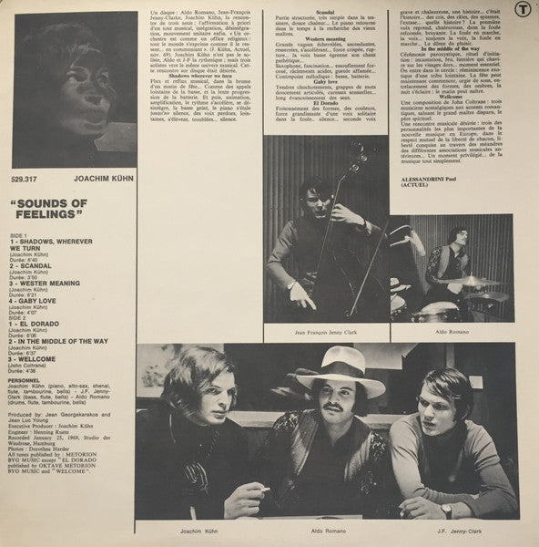 Release: Sound Of Feelings-Vinyl-France-1969-529.317-520447