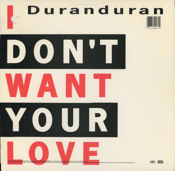 Master Release: I Don't Want Your Love by Duran Duran