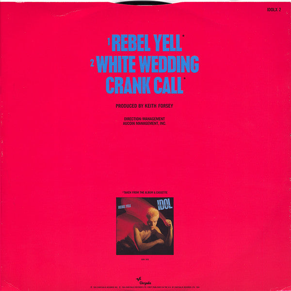 Release: Rebel Yell-Vinyl-UK-1984-IDOLX 2-433812