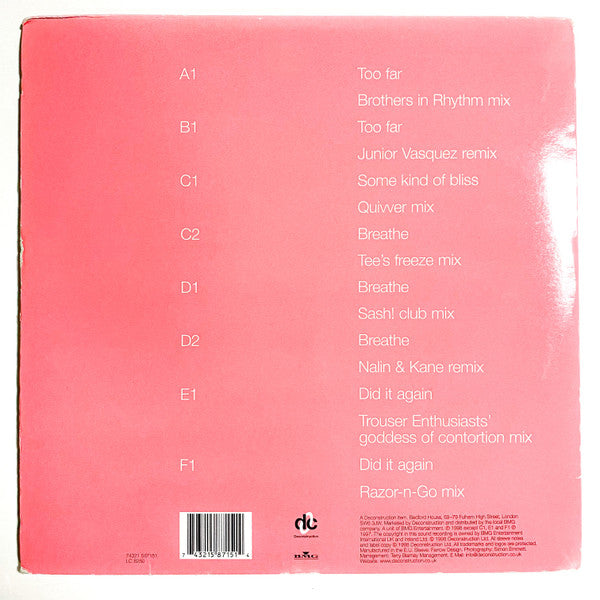 Master Release: Mixes by Kylie Minogue