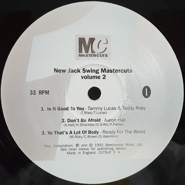 New Jack Swing Mastercuts Volume 2